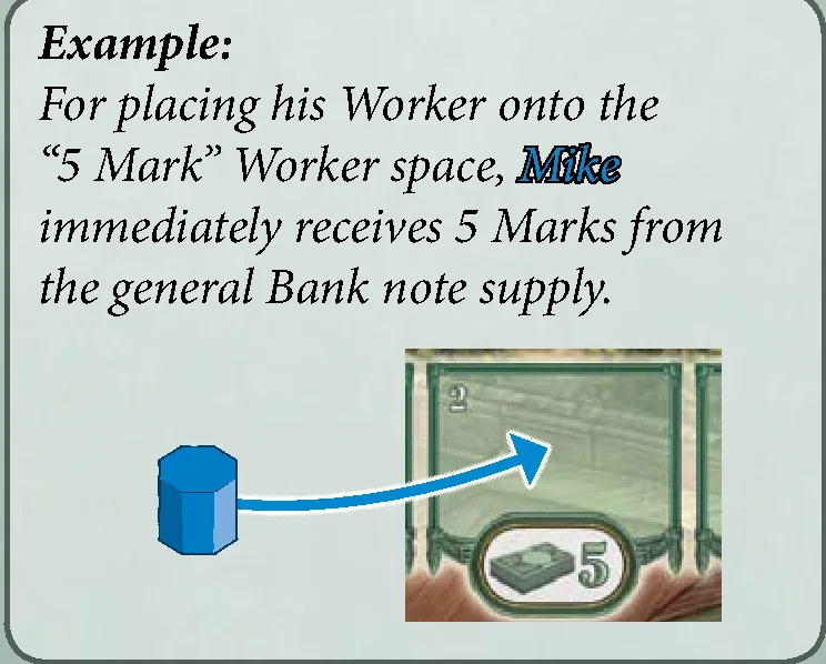 Money worker space example