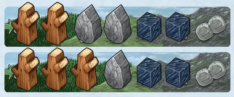 Mountain strips setup