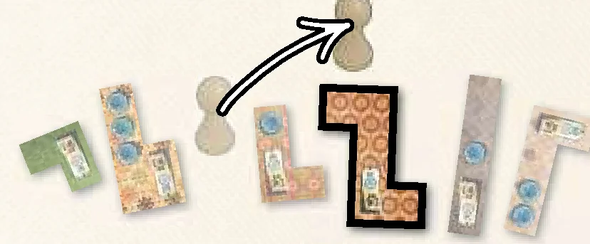 Move neutral token next to chosen patch