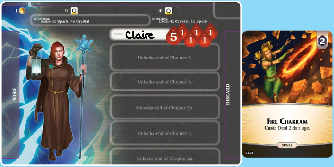 Option to buy Fire Chakram and focus Breach II