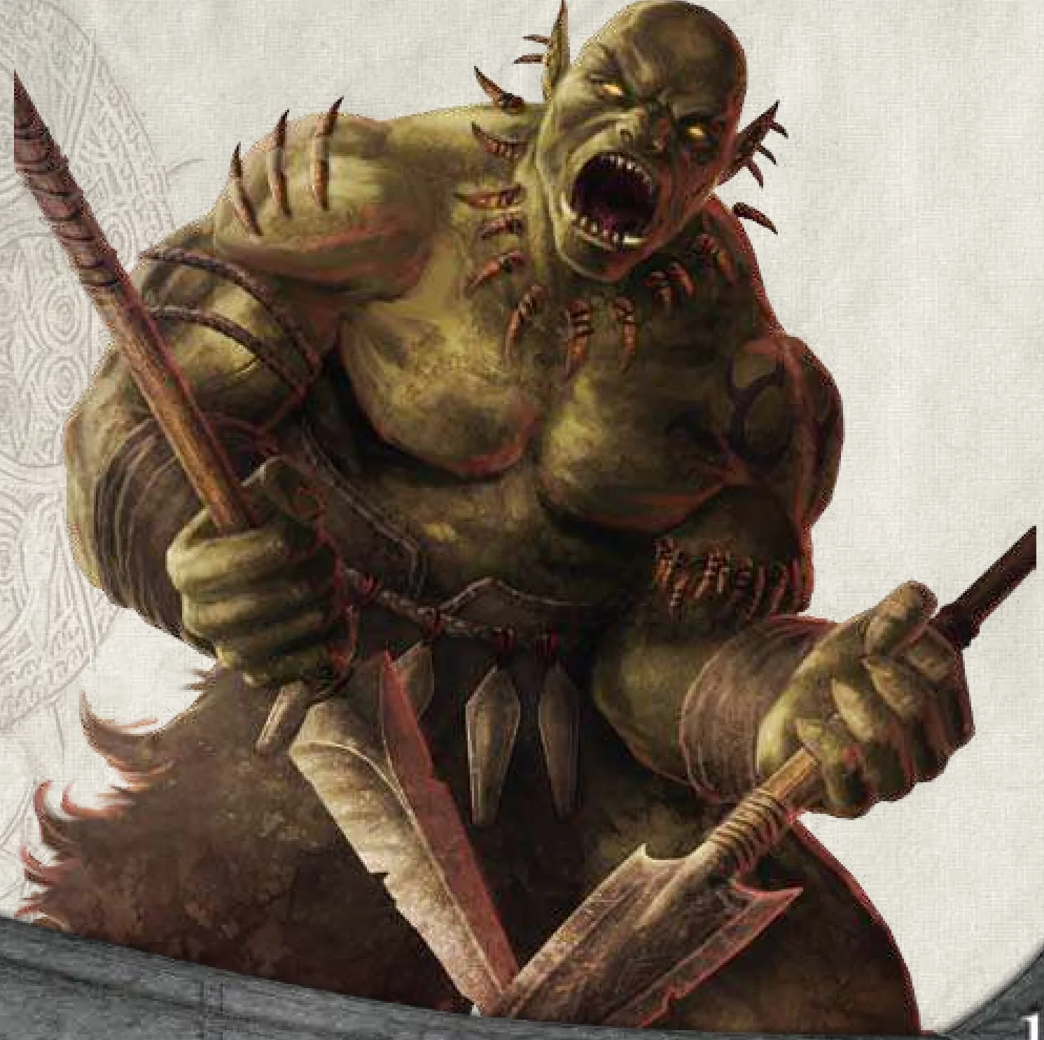 Orc Warrior Art Illustration