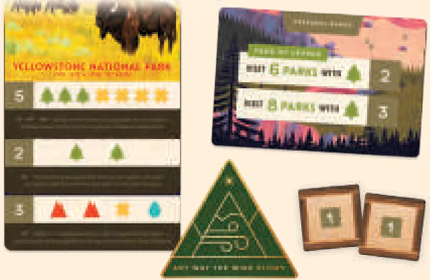 Parks and Year cards scoring cards