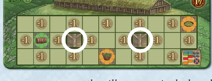 Pillar spaces and placement in long house