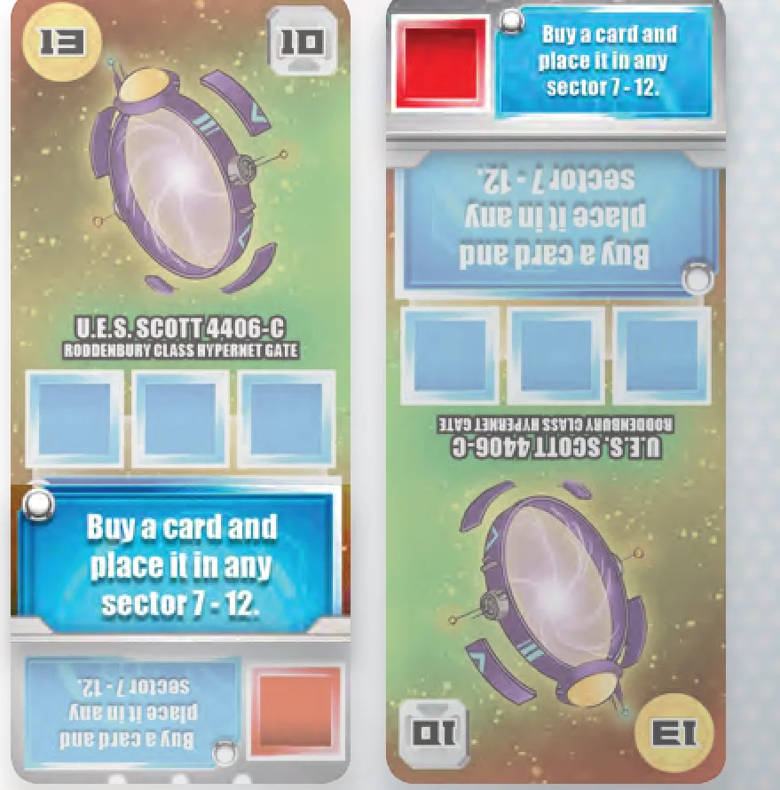 Place a card on any 7-12 sector card example