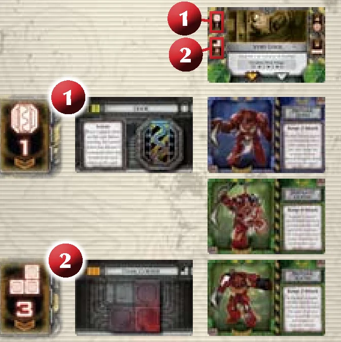 Placing Terrain Cards Diagram