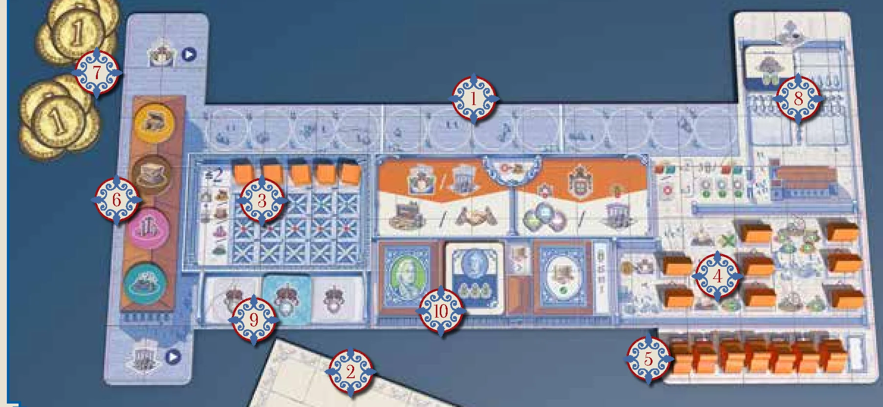 Player Board Setup Diagram