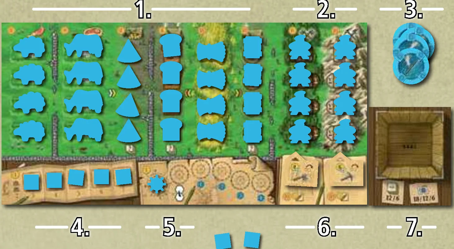 Player Board Setup Diagram