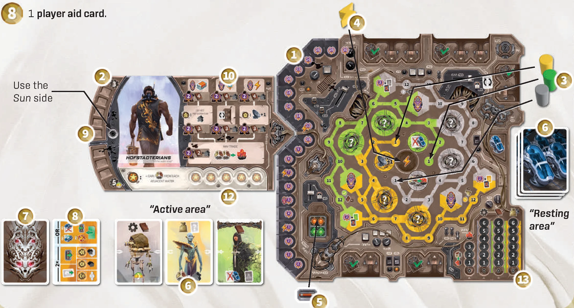 Player setup diagram
