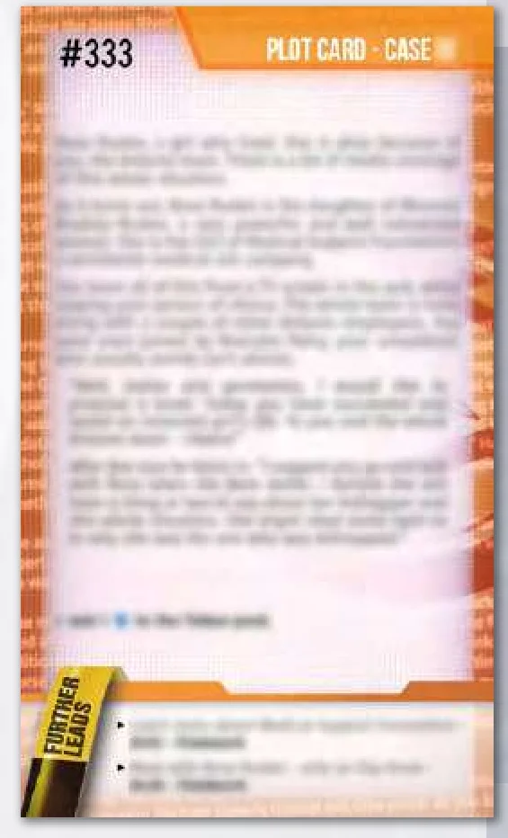 Plot Card Example