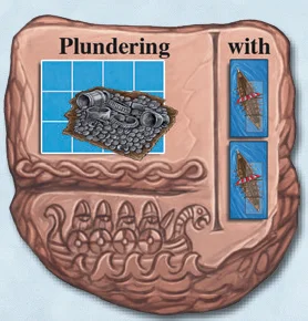 Plundering action space