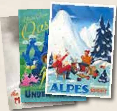 Postcards by six artists
