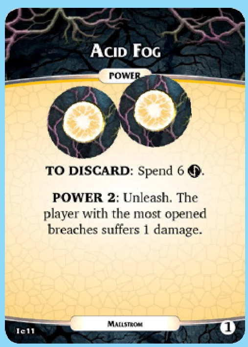 Power card example: Acid Fog