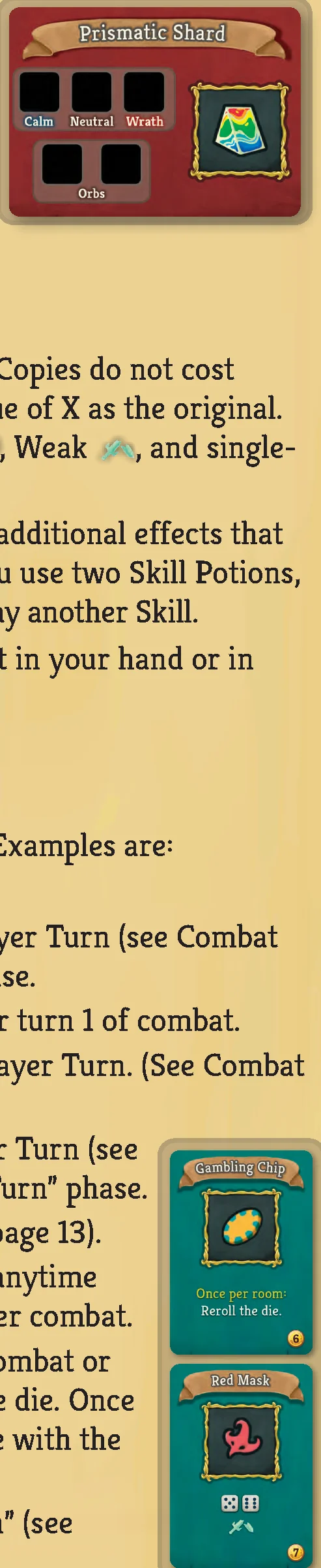 Prismatic Shard and Relic Triggers