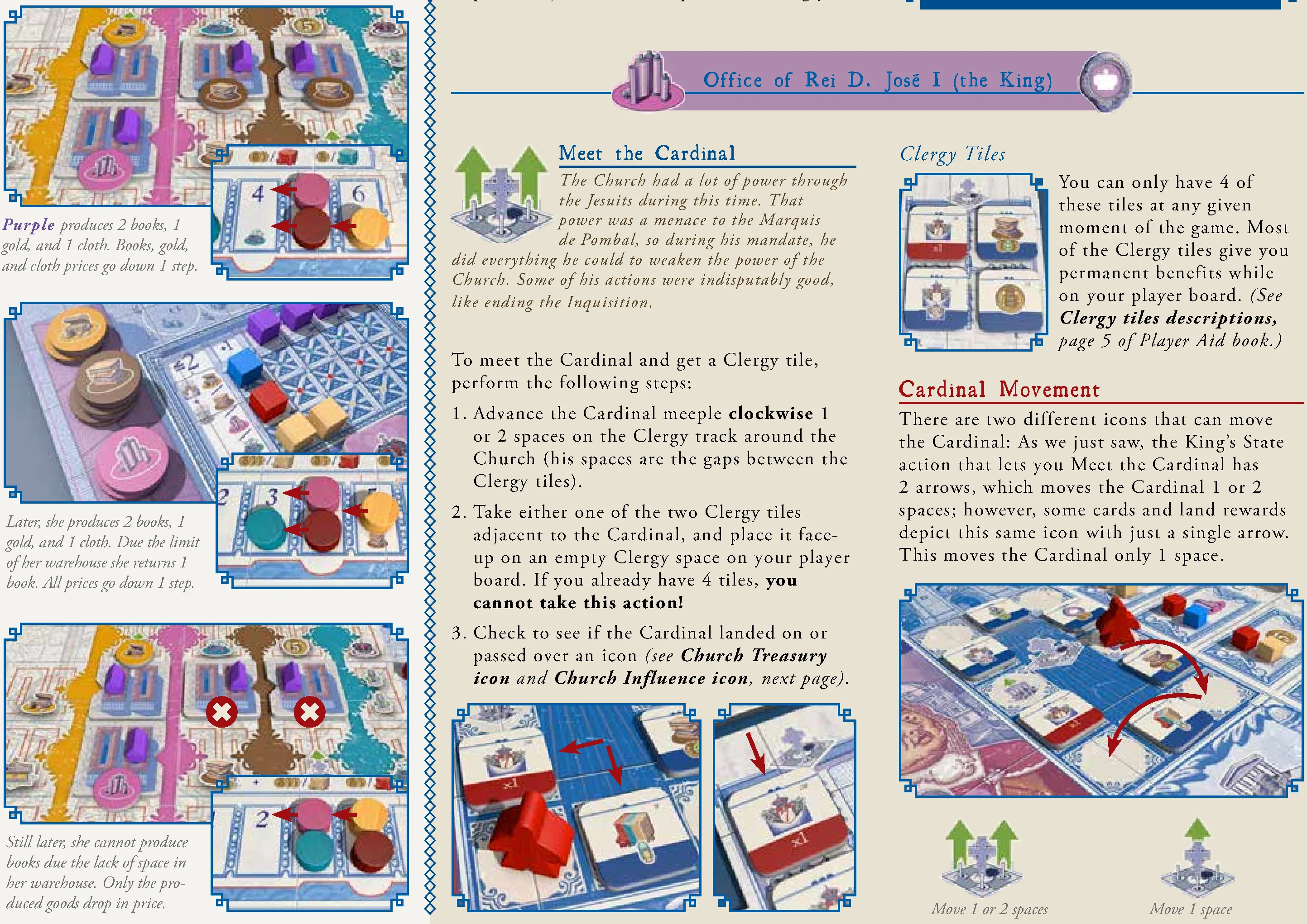 Production Example, Meet the Cardinal, and Clergy Track