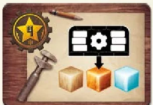 Project tile: Generate 1 wood, 1 copper, 1 crystal
