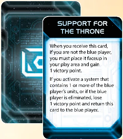 Promissory Note Card: Support for the Throne
