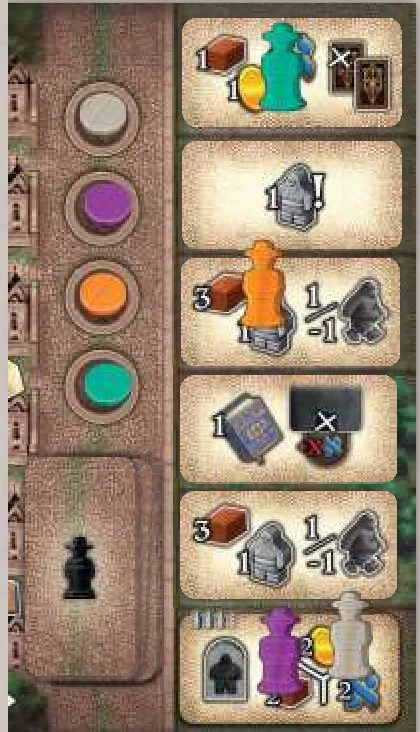 Rabbi placement on Action tiles