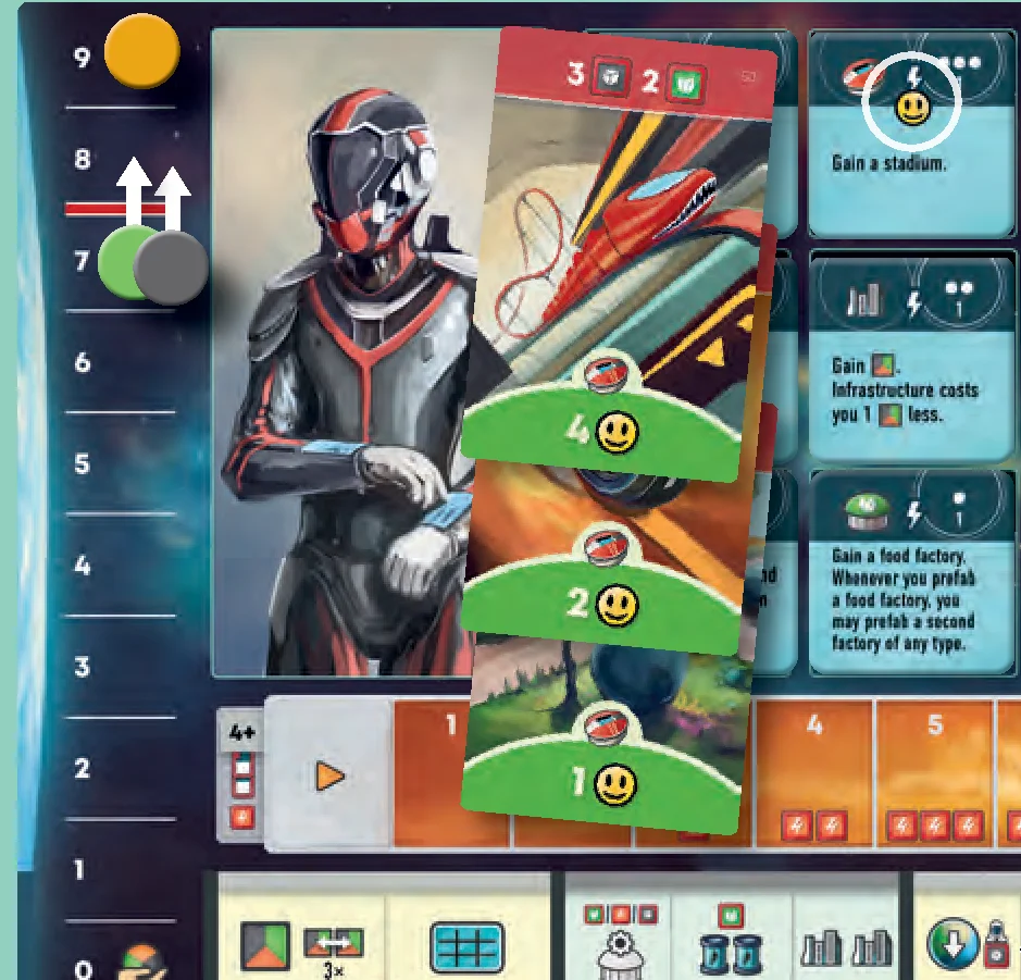 Race Mode End Game Scoring Example
