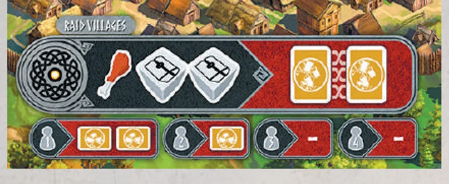 raid villages action space and cards