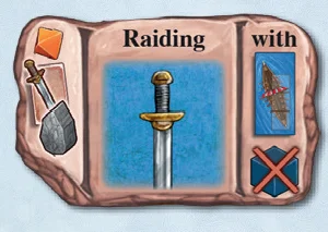 Raiding action space