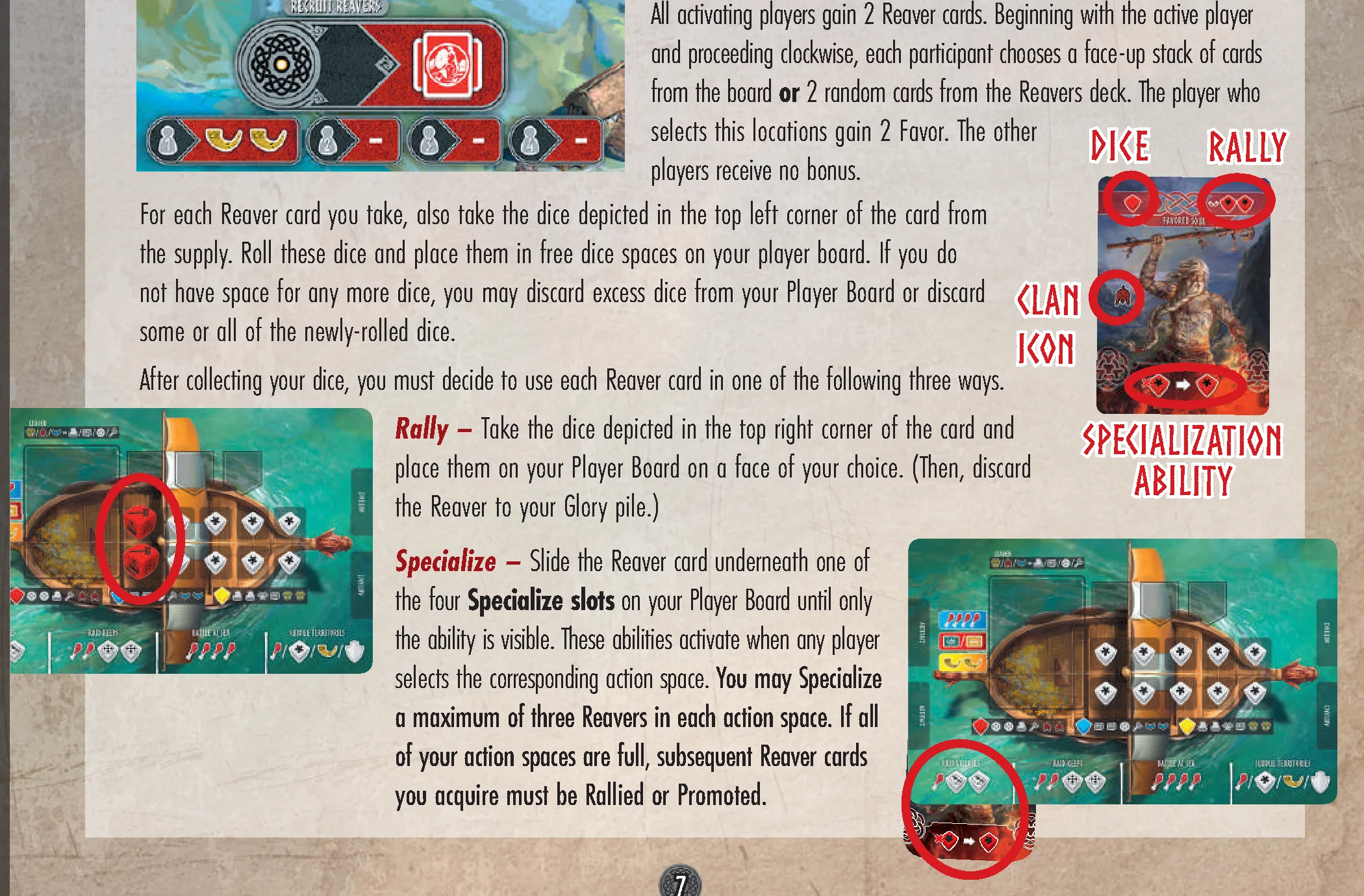 reaver card anatomy and placement