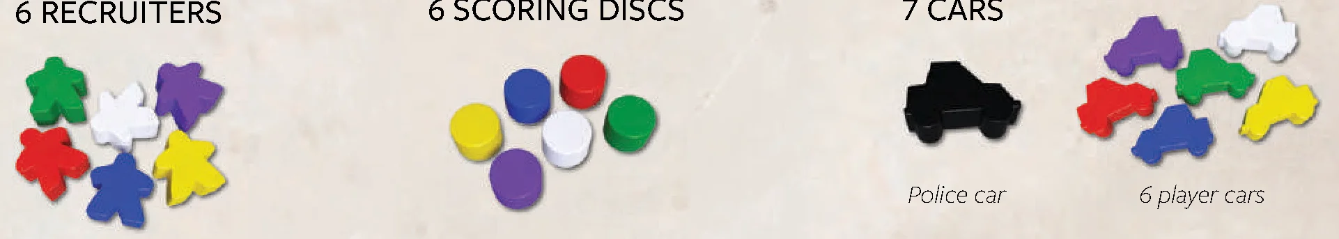 Recruiters, scoring discs and cars