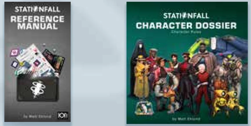 Reference Manual and Character Dossier thumbnails