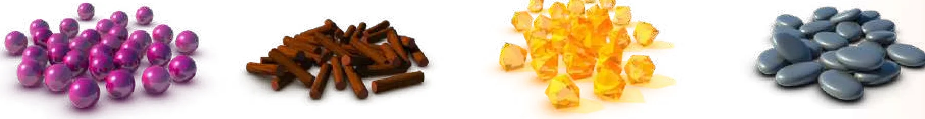 Resources Overview (Berries, Twigs, Resin, Pebbles)