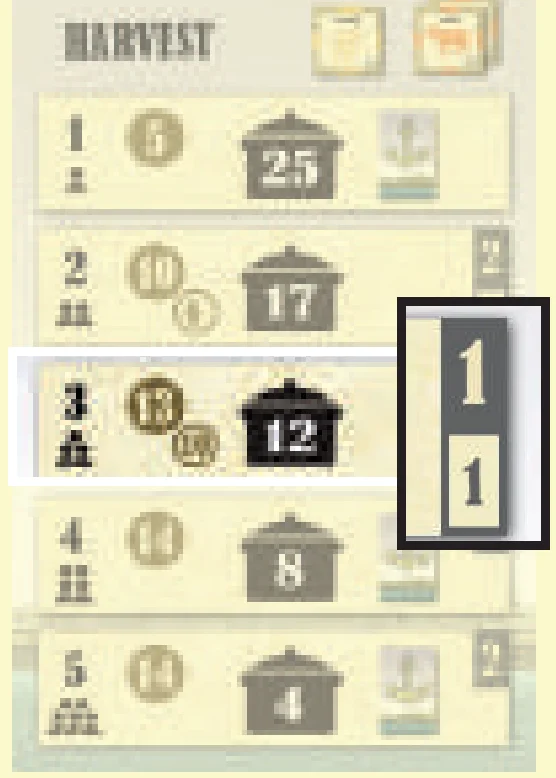 Round card first move number callout