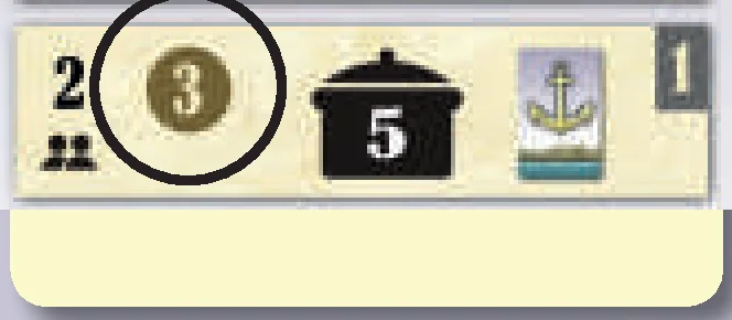 Round card indicator for player order