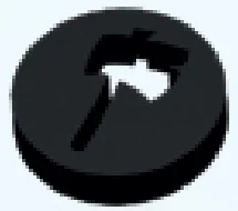 Round token component