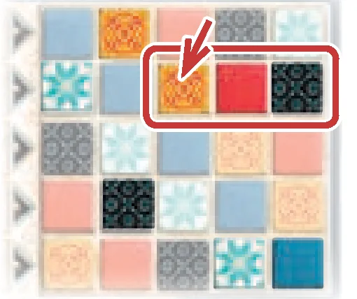 Scoring horizontally linked tiles