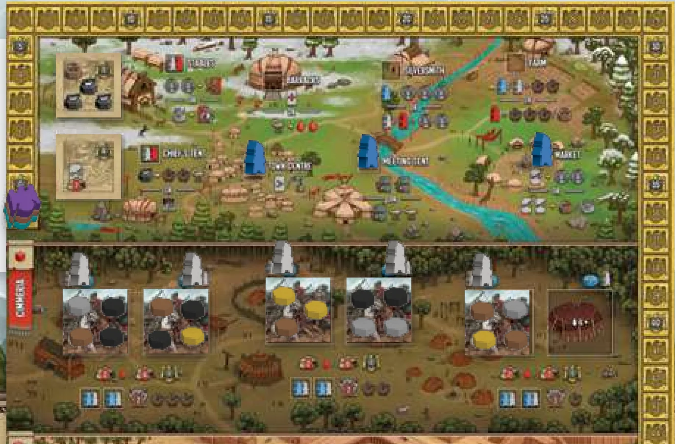 Scythian Village Buildings overview