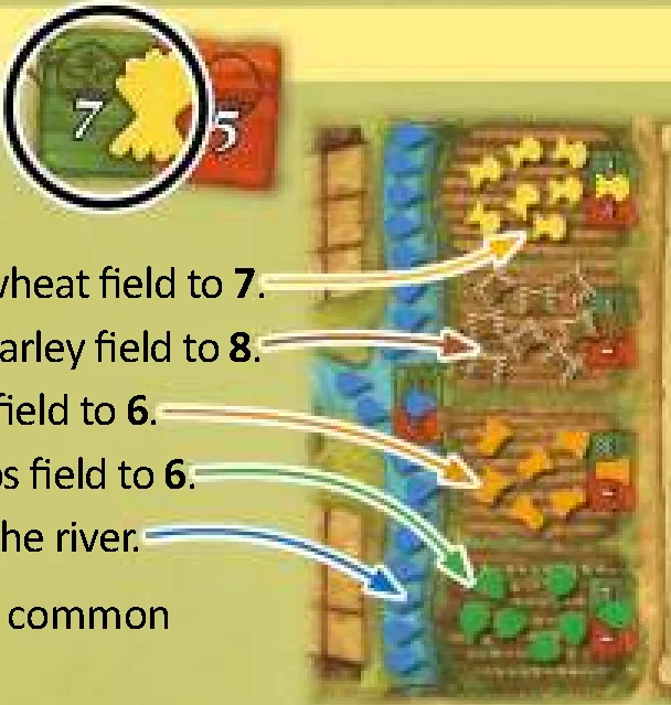 Seeding phase illustration for fruitful year