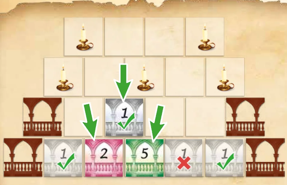 Set dressing placement example