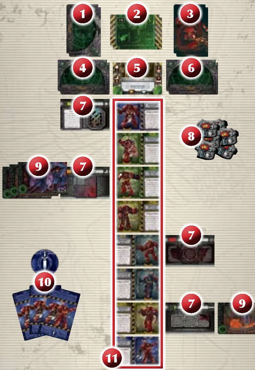 Setup Diagram (4 player game)