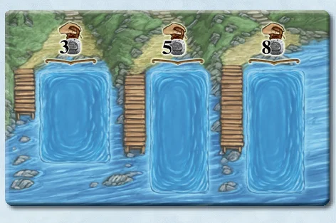 Ship supply landing stages