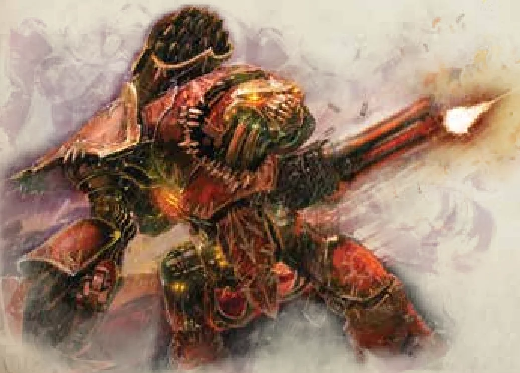 Space Marine and Ork Artwork