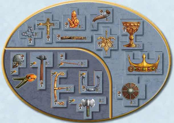 Special tiles supply board setup