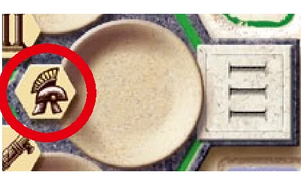 Target tray action icon example