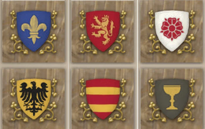 The 6 Crest types
