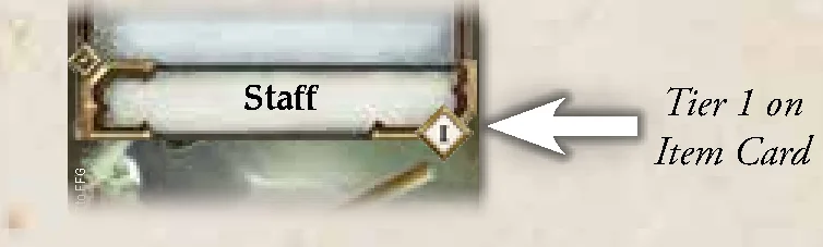 Tier 1 on Item Card