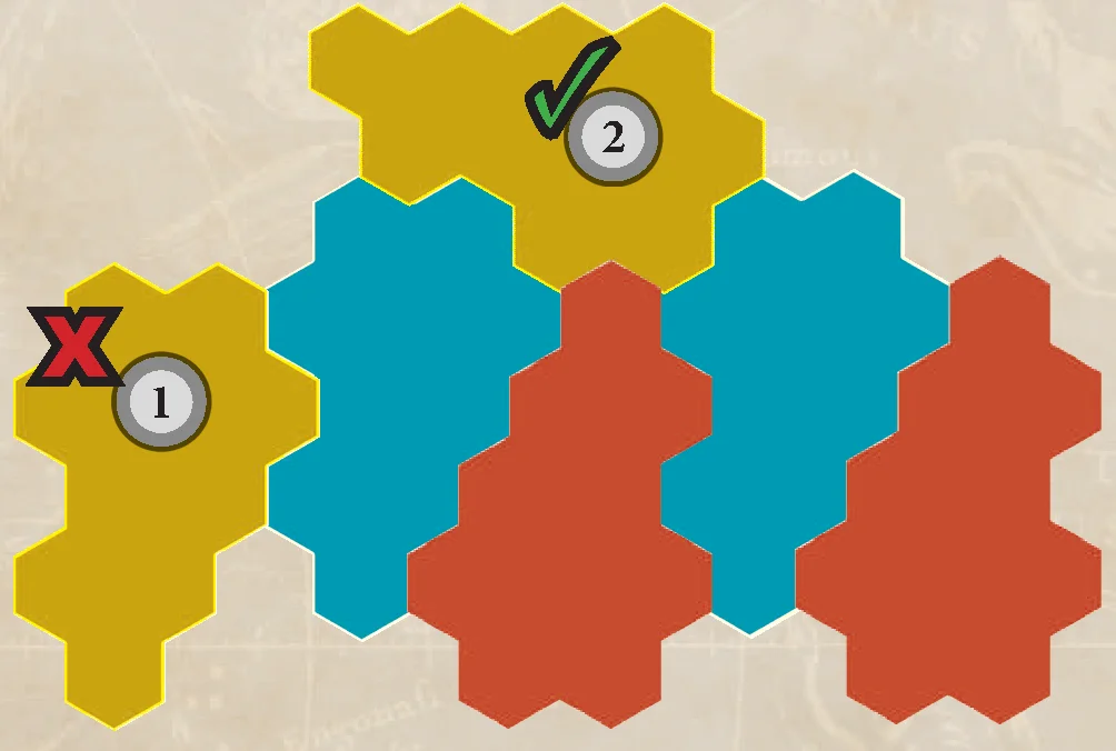Tile Placement Legal and Illegal Example