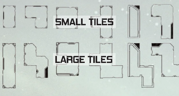 tile stacks in space station