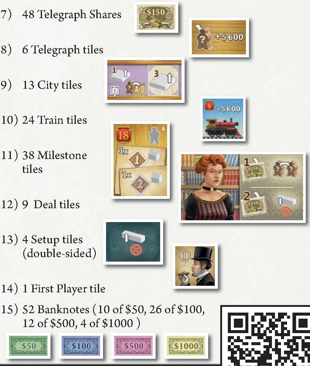 Tiles and Banknotes Overview