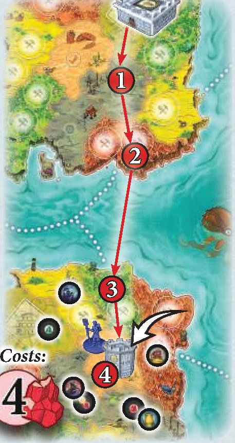 Tower Building Distance and Cost Example