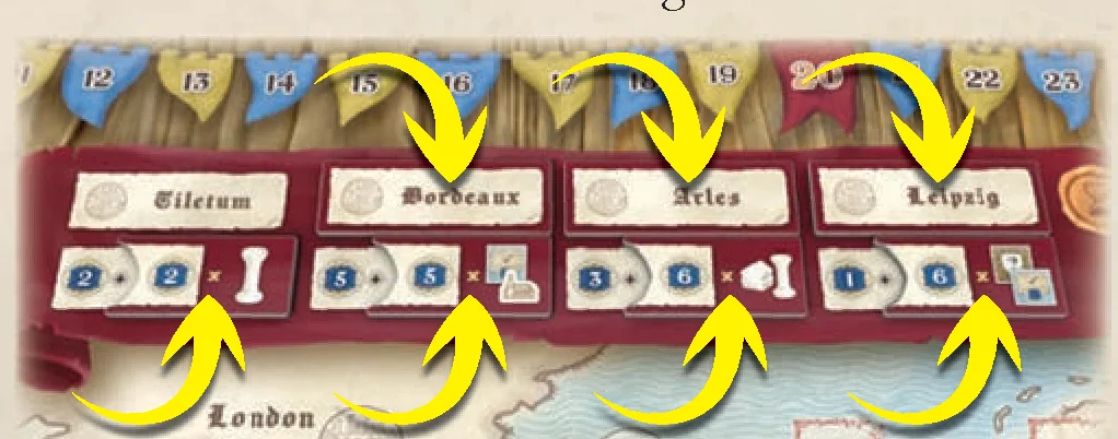 Town and Fair tiles on track