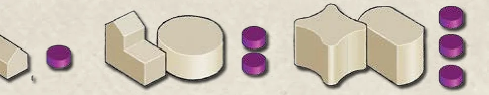 Town formation power diagram and placement