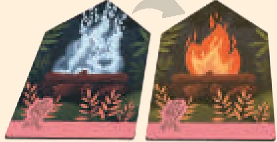 Trail End tile slots and hiker placement