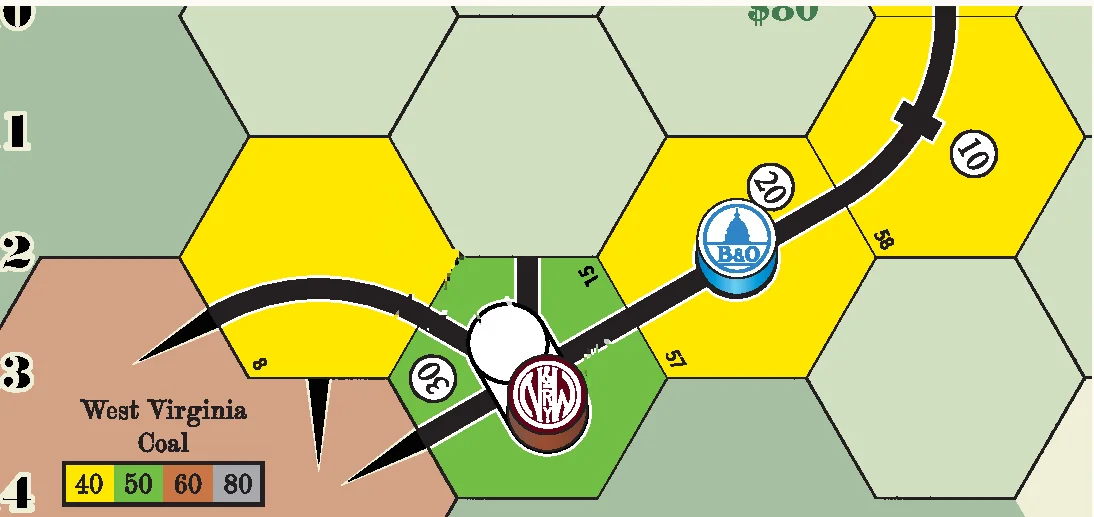 Train Running Example Map
